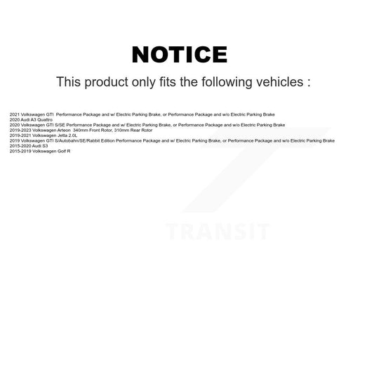 Coated Disc Rotors and Ceramic Brake Pads Kit-KGA-100149 - Kit.bestparts.ca