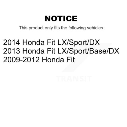 Coated Disc Rotors and Ceramic Brake Pads Kit-KGA-100167 - Kit.bestparts.ca