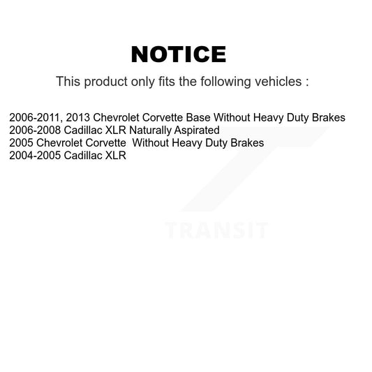 Coated Disc Rotors and Ceramic Brake Pads Kit-KGA-100182 - Kit.bestparts.ca