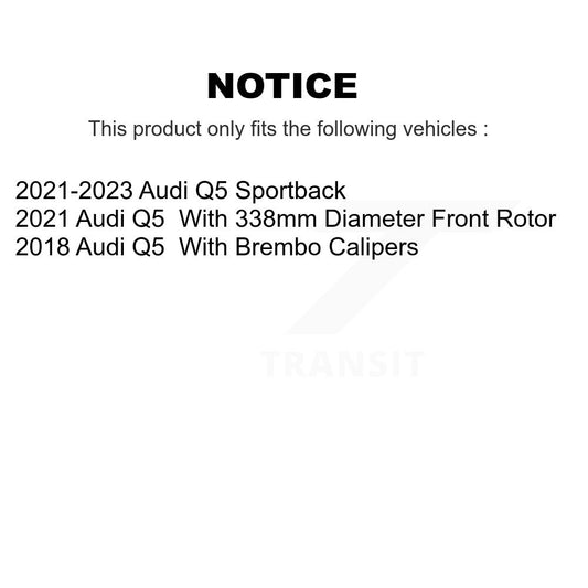 Coated Disc Rotors and Ceramic Brake Pads Kit-KGA-100188 - Kit.bestparts.ca