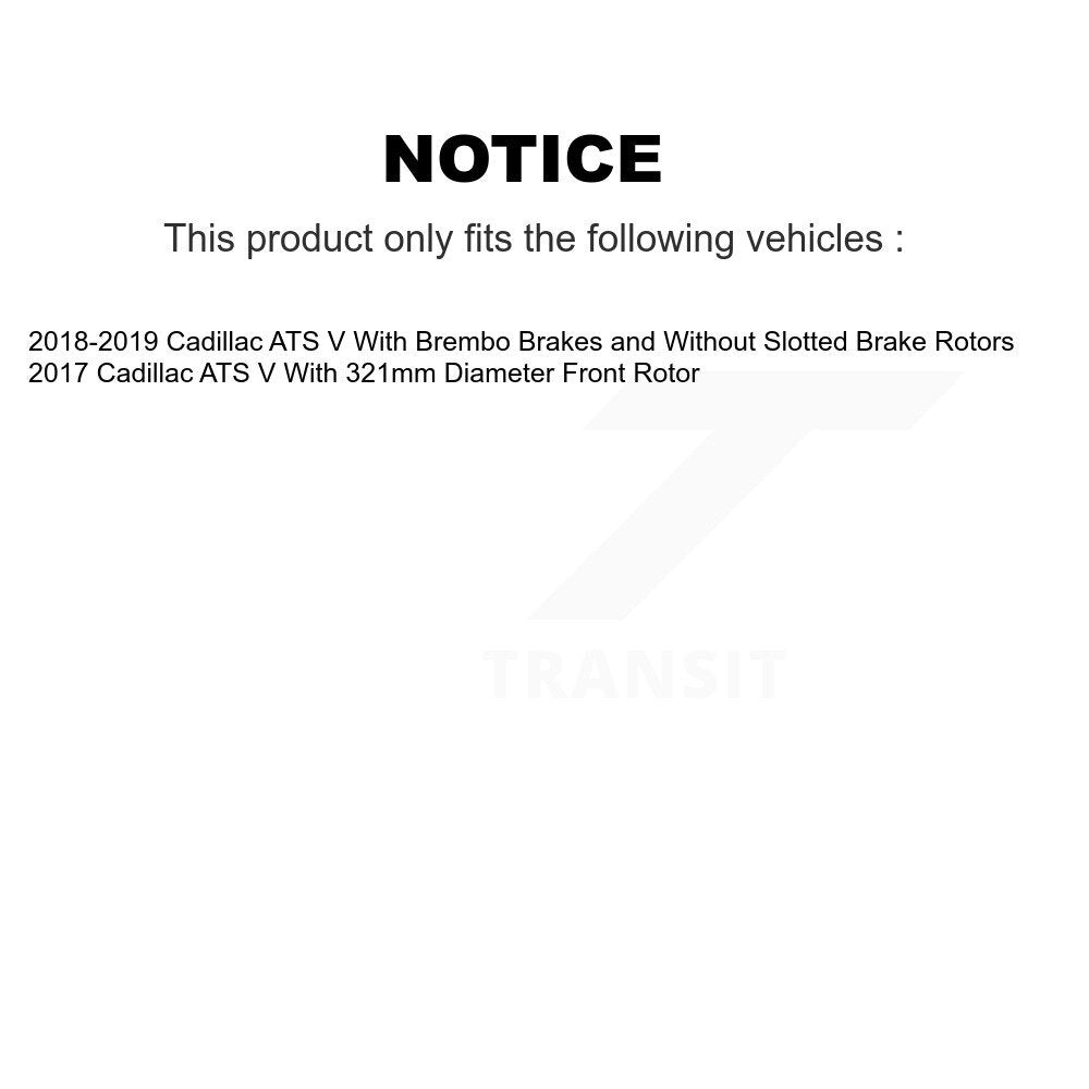 Coated Disc Rotors and Semi-Metallic Brake Pads Kit-KGA-100582 - Kit.bestparts.ca