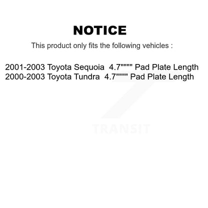 Coated Disc Rotors and Ceramic Brake Pads Kit-KGA-100632 - Kit.bestparts.ca