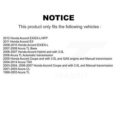 Coated Disc Rotors and Ceramic Brake Pads Kit-KGA-100715 - Kit.bestparts.ca