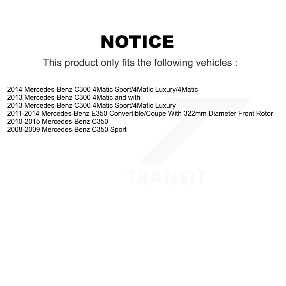 Disc Rotors and Semi-Metallic Brake Pads Kit-KGA-101063 - Kit.bestparts.ca Kit.bestparts.ca