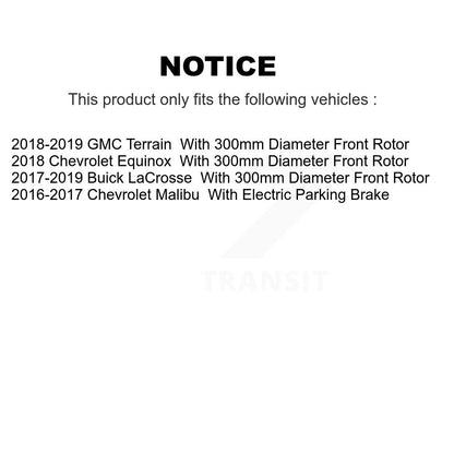 Disc Rotors and Ceramic Brake Pads Kit-KGA-101322 - Kit.bestparts.ca