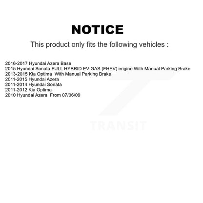 Coated Disc Rotors and Ceramic Brake Pads Kit-KGA-103550 - Kit.bestparts.ca
