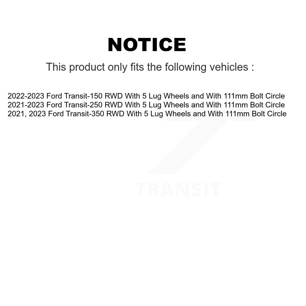 Disc Rotors and Semi-Metallic Brake Pads Kit-KGA-106077 - Kit.bestparts.ca