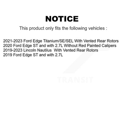 Disc Rotors and Semi-Metallic Brake Pads Kit-KGA-106268 - Kit.bestparts.ca