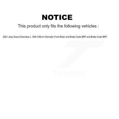 Disc Rotors and Ceramic Brake Pads Kit-KGA-107505