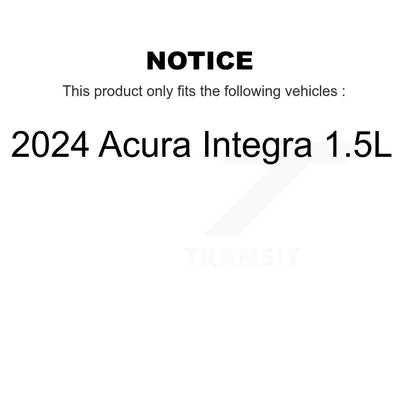 Coated Disc Rotors and Ceramic Brake Pads Kit-KGA-107555 - Kit.bestparts.ca