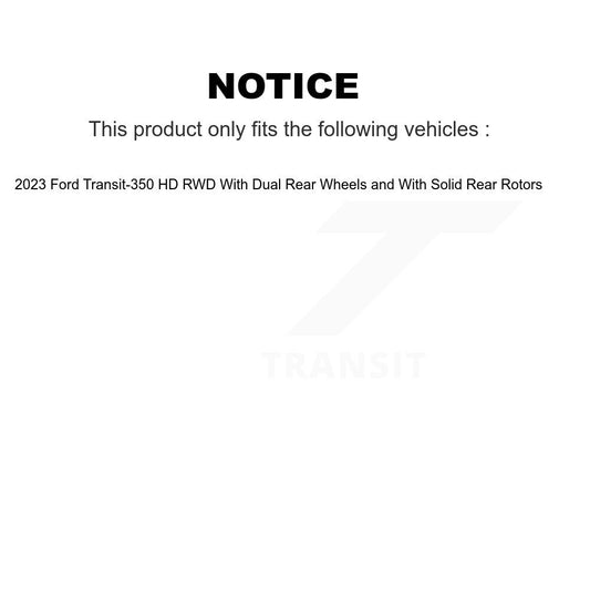 Disc Rotors and Semi-Metallic Brake Pads Kit-KGA-107564 - Kit.bestparts.ca