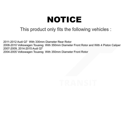 Disc Rotors and Ceramic Brake Pads Kit-KGC-100002 - Kit.bestparts.ca