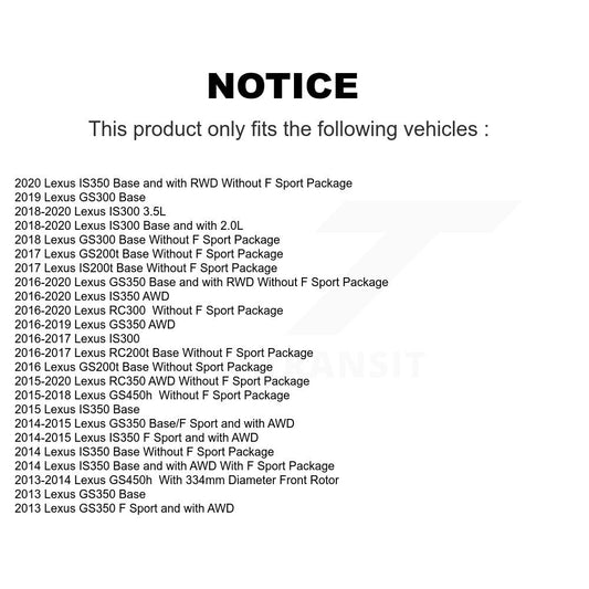 Disc Rotors and Ceramic Brake Pads Kit-KGC-100007 - Kit.bestparts.ca