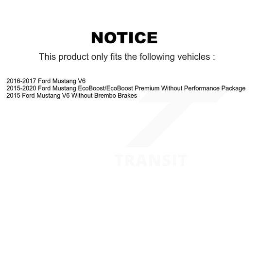 Coated Disc Rotors and Ceramic Brake Pads Kit-KGC-100015 - Kit.bestparts.ca