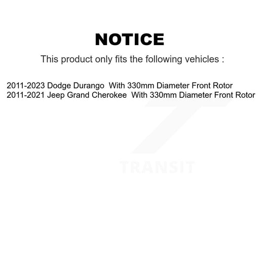 Coated Disc Rotors and Ceramic Brake Pads Kit-KGC-100034 - Kit.bestparts.ca