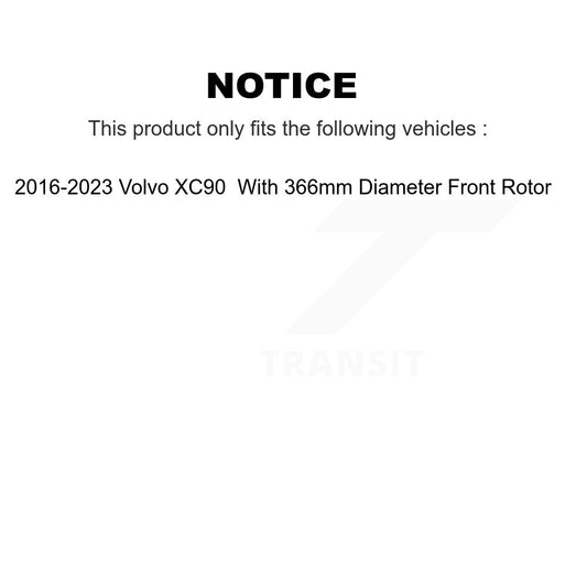Disc Rotors and Ceramic Brake Pads Kit-KGC-100082 - Kit.bestparts.ca
