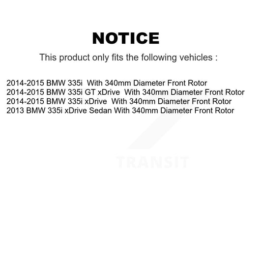 Coated Disc Rotors and Ceramic Brake Pads Kit-KGC-100086 - Kit.bestparts.ca