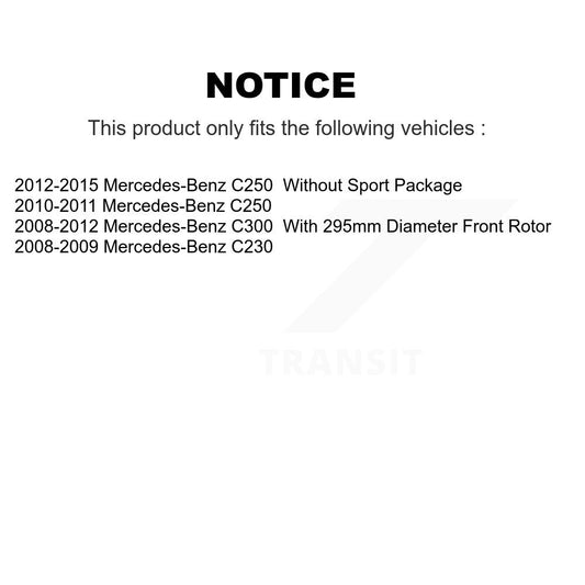 Coated Disc Rotors and Ceramic Brake Pads Kit-KGC-100093 - Kit.bestparts.ca