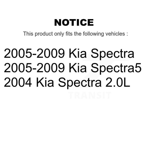Coated Disc Rotors and Ceramic Brake Pads Kit-KGC-100111 - Kit.bestparts.ca