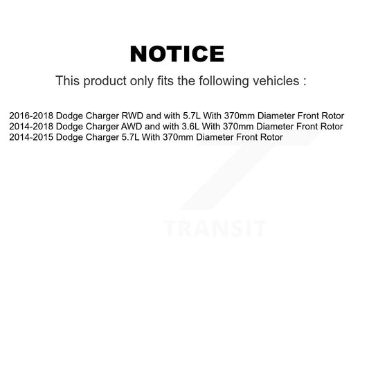 Disc Rotors and Ceramic Brake Pads Kit-KGC-100129 - Kit.bestparts.ca