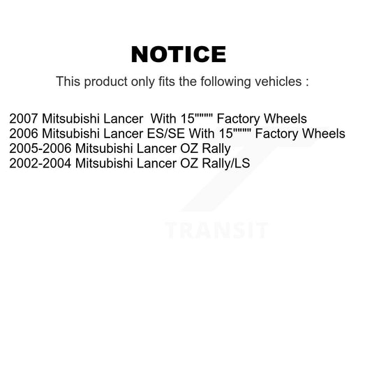 Coated Disc Rotors and Ceramic Brake Pads Kit-KGC-100164 - Kit.bestparts.ca