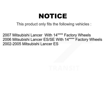 Coated Disc Rotors and Ceramic Brake Pads Kit-KGC-100165 - Kit.bestparts.ca