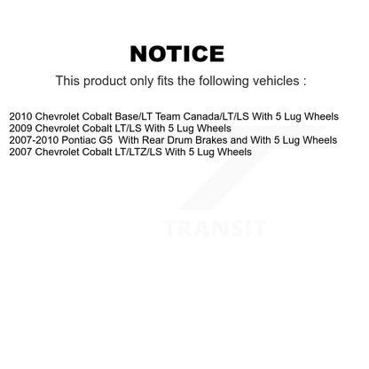 Coated Disc Rotors and Ceramic Brake Pads Kit-KGC-100194 - Kit.bestparts.ca