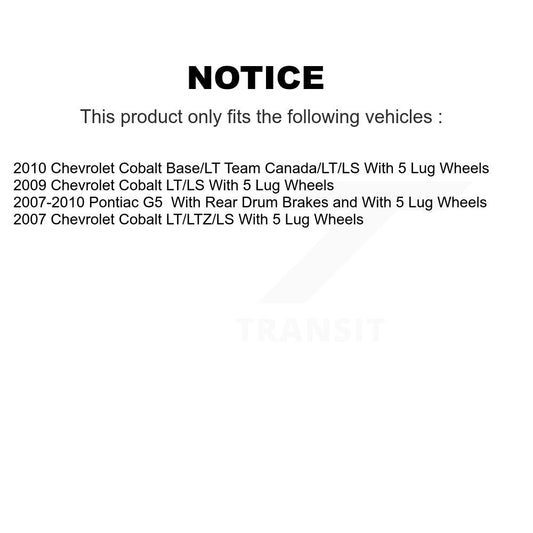 Coated Disc Rotors and Ceramic Brake Pads Kit-KGC-100194 - Kit.bestparts.ca