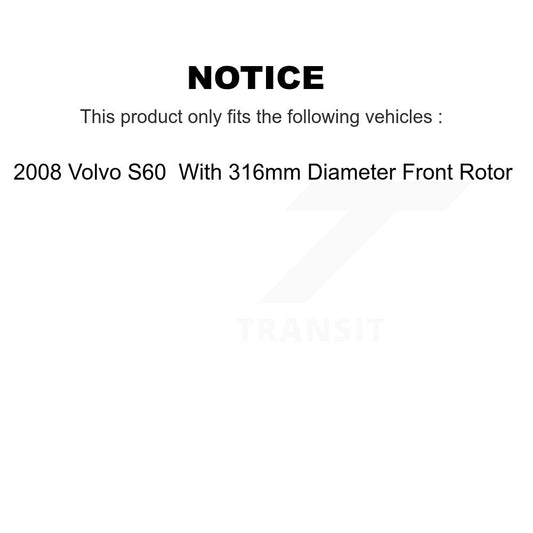 Coated Disc Rotors and Ceramic Brake Pads Kit-KGC-100207 - Kit.bestparts.ca