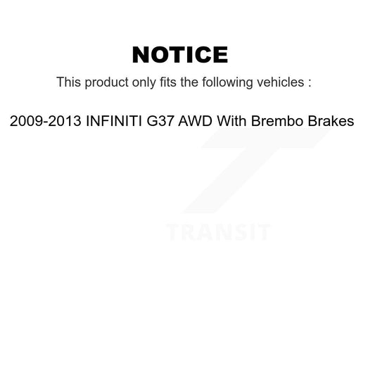 Coated Disc Rotors and Ceramic Brake Pads Kit-KGC-100271 - Kit.bestparts.ca