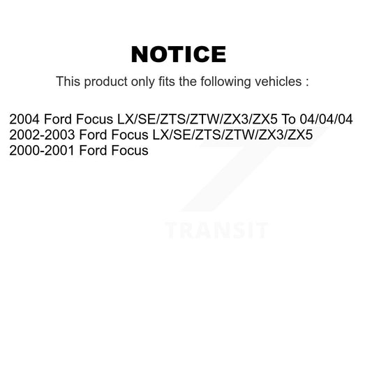 Coated Disc Rotors and Ceramic Brake Pads Kit-KGC-100329 - Kit.bestparts.ca