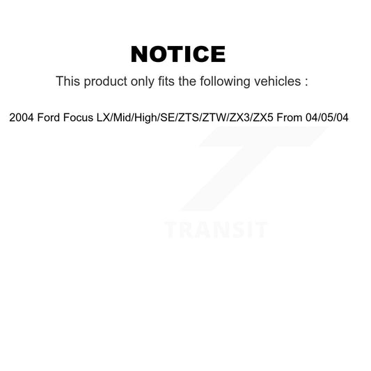 Coated Disc Rotors and Ceramic Brake Pads Kit-KGC-100330 - Kit.bestparts.ca