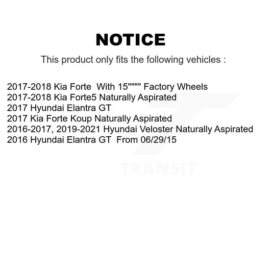 Coated Disc Rotors and Ceramic Brake Pads Kit-KGC-100342 - Kit.bestparts.ca
