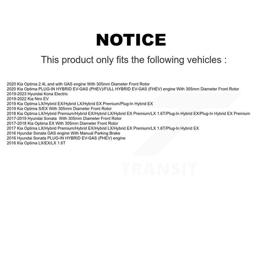 Coated Disc Rotors and Ceramic Brake Pads Kit-KGC-100354 - Kit.bestparts.ca