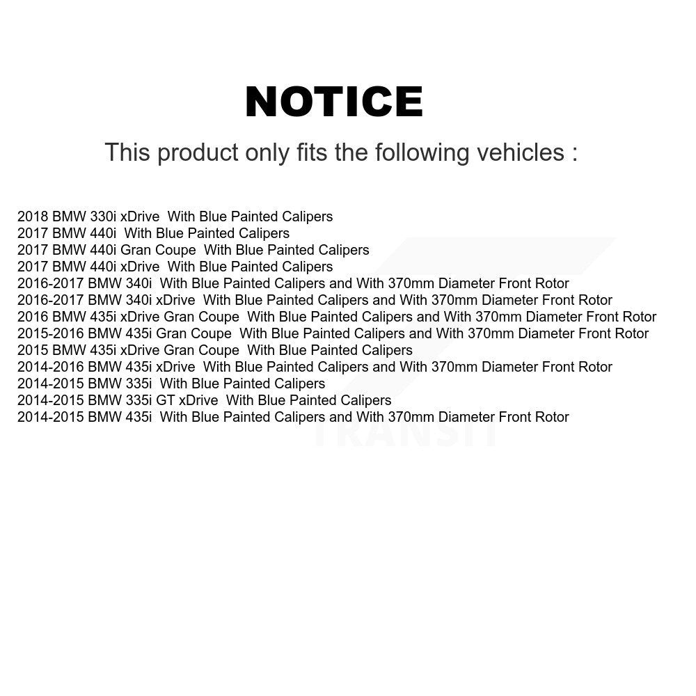 Disc Rotors and Ceramic Brake Pads Kit-KGC-102353 - Kit.bestparts.ca Kit.bestparts.ca