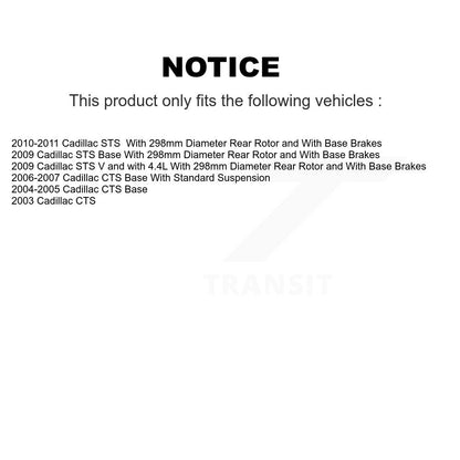 Coated Disc Rotors and Ceramic Brake Pads Kit-KGC-103052 - Kit.bestparts.ca