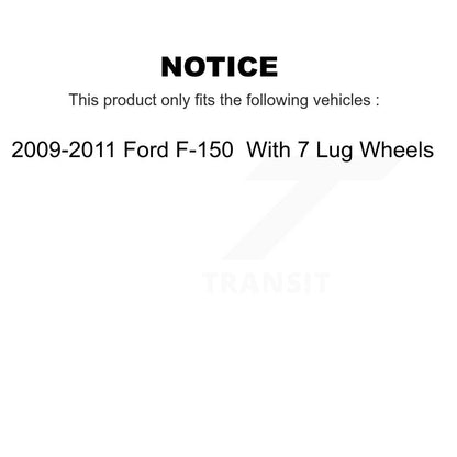 Coated Disc Rotors and Ceramic Brake Pads Kit-KGC-103166 - Kit.bestparts.ca