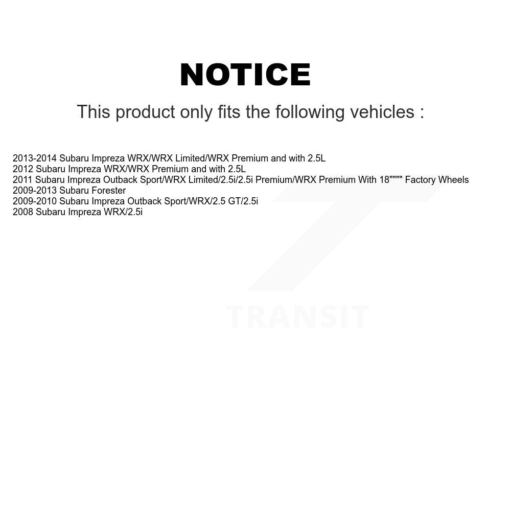 Coated Disc Rotors and Ceramic Brake Pads Kit-KGC-103470 - Kit.bestparts.ca Kit.bestparts.ca