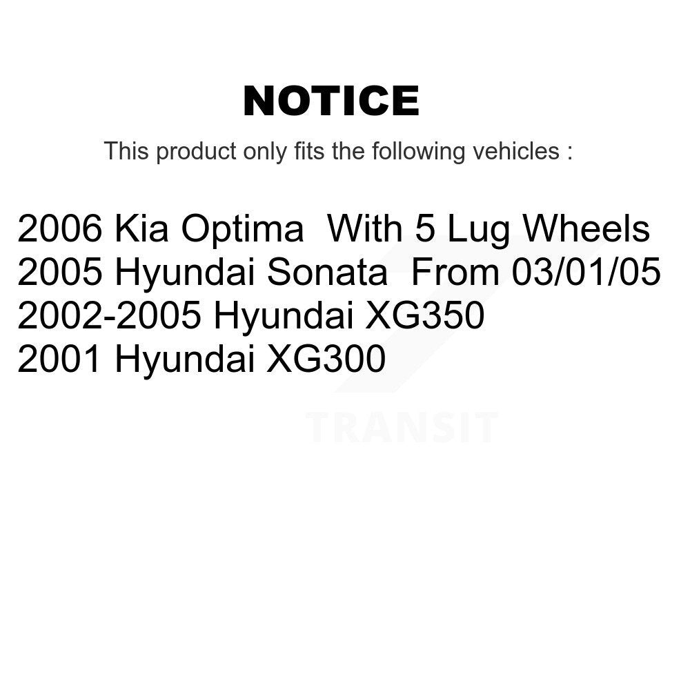 Coated Disc Rotors and Ceramic Brake Pads Kit-KGC-103547 - Kit.bestparts.ca