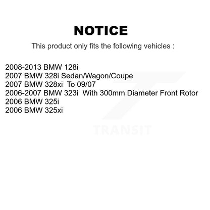Coated Disc Rotors and Semi-Metallic Brake Pads Kit-KGF-100353 - Kit.bestparts.ca
