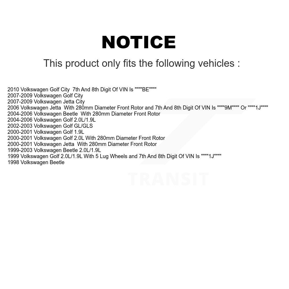 Disc Rotors and Semi-Metallic Brake Pads Kit-KGF-100798 - Kit.bestparts.ca