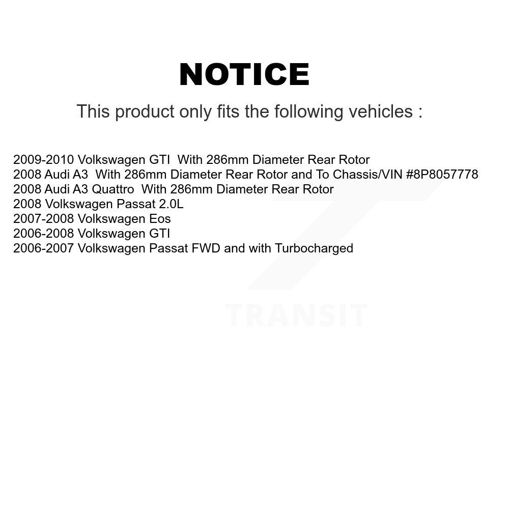 Disc Rotors and Semi-Metallic Brake Pads Kit-KGF-100910 - Kit.bestparts.ca Kit.bestparts.ca