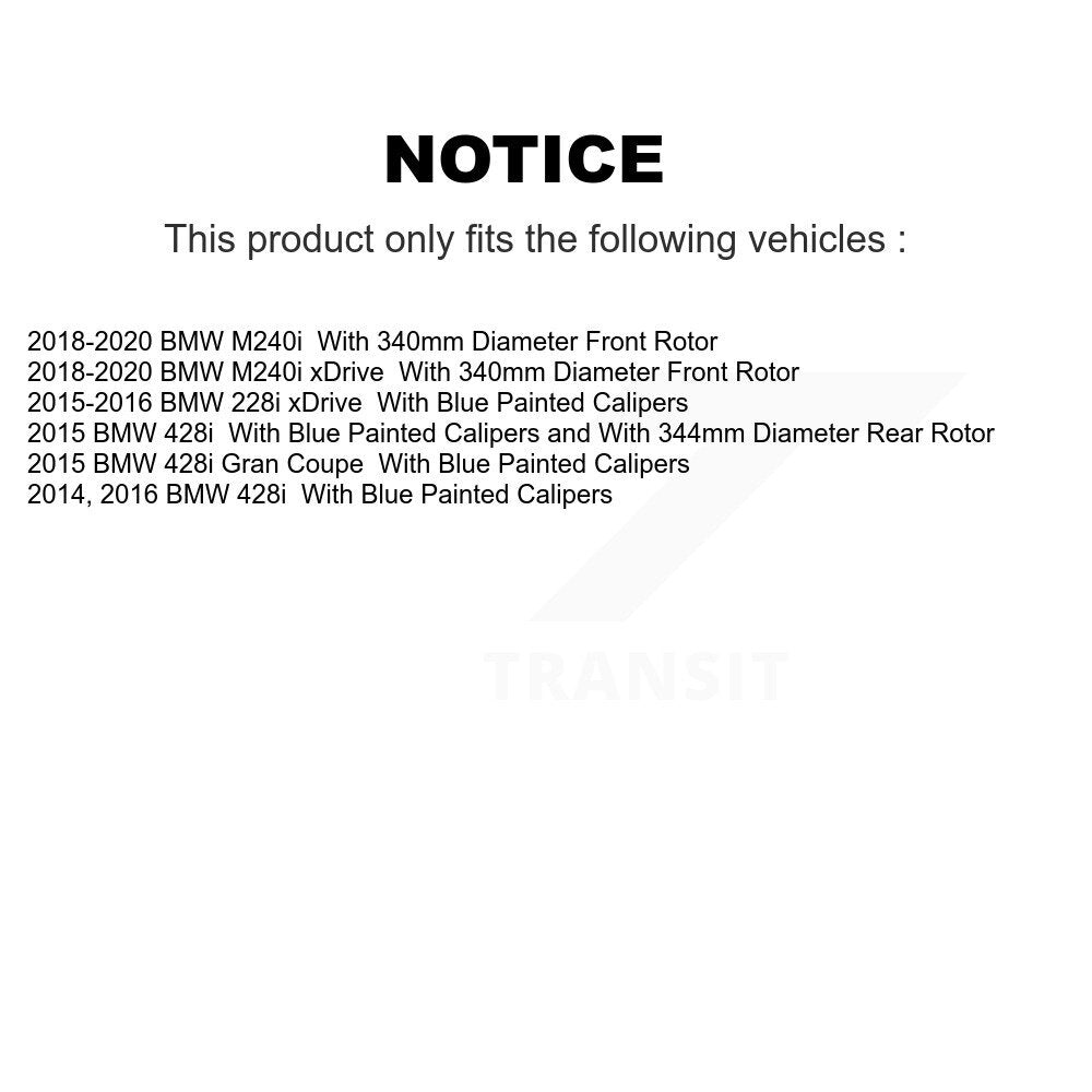 disc rotors and semi metallic brake pads-kgf-101185 - Kit.bestparts.ca Kit.bestparts.ca