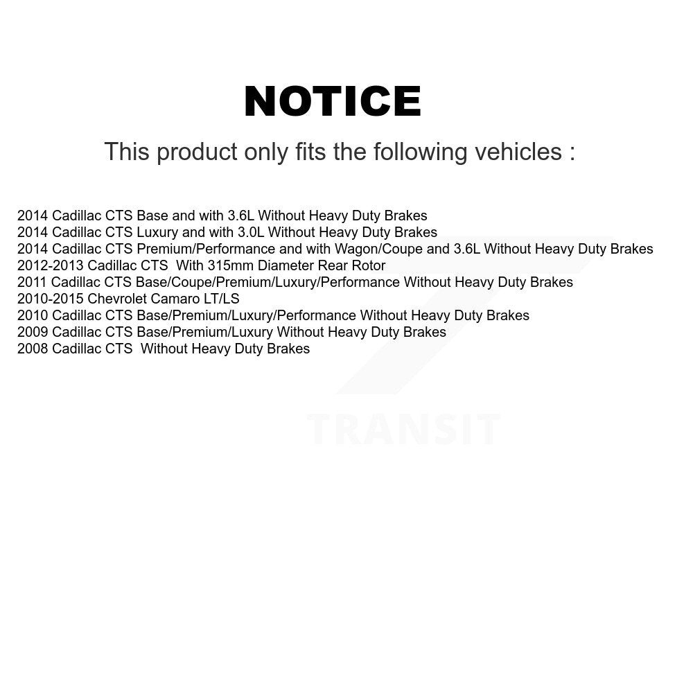 Coated Disc Rotors and Semi-Metallic Brake Pads Kit-KGF-101231 - Kit.bestparts.ca