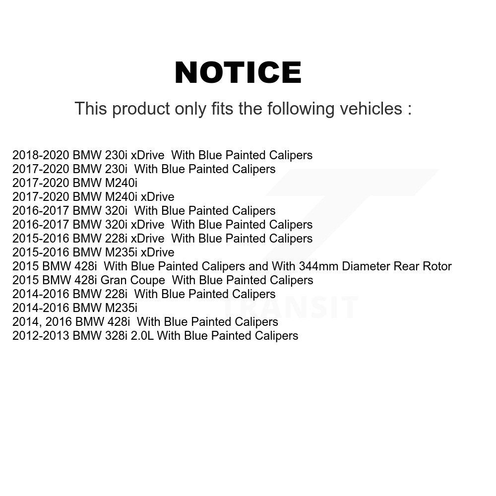 Coated Disc Rotors and Semi-Metallic Brake Pads Kit-KGF-101579 - Kit.bestparts.ca Kit.bestparts.ca