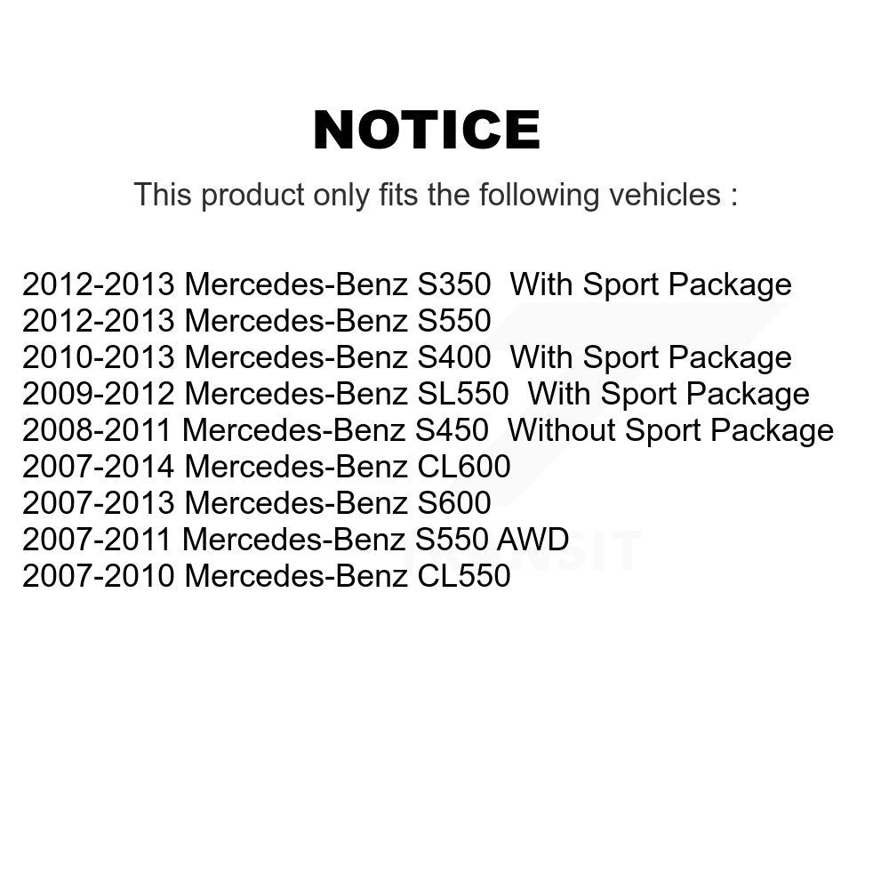 Coated Disc Rotors and Semi-Metallic Brake Pads Kit-KGF-101581 - Kit.bestparts.ca Kit.bestparts.ca