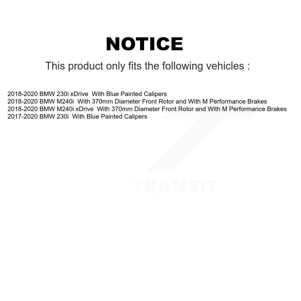 Coated Disc Rotors and Semi-Metallic Brake Pads Kit-KGF-102826 - Kit.bestparts.ca Kit.bestparts.ca