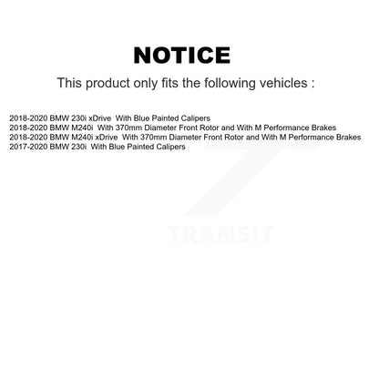 Coated Disc Rotors and Semi-Metallic Brake Pads Kit-KGF-102826 - Kit.bestparts.ca