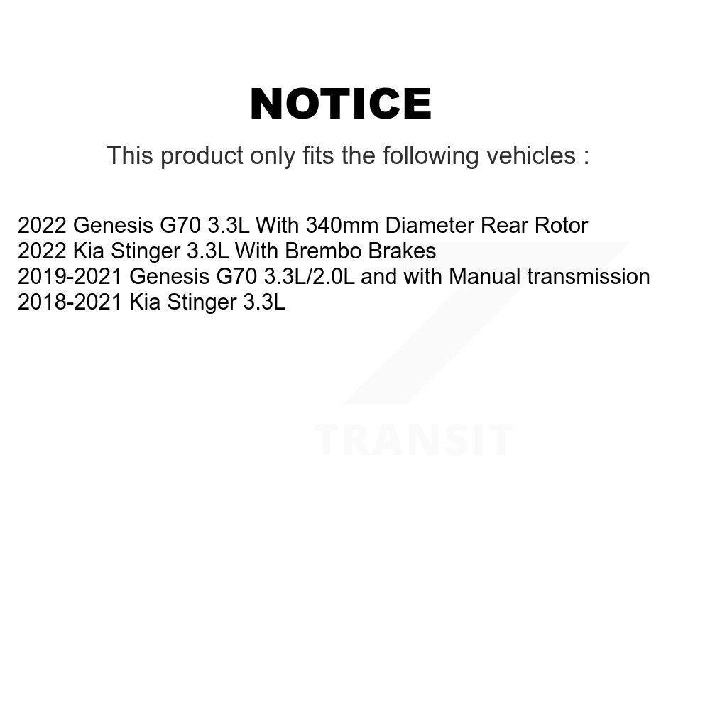 Disc Rotors and Semi-Metallic Brake Pads Kit-KGF-103173 - Kit.bestparts.ca