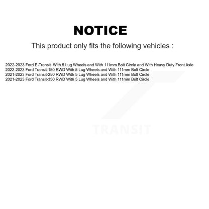 Coated Disc Rotors and Semi-Metallic Brake Pads Kit-KGF-103231 - Kit.bestparts.ca